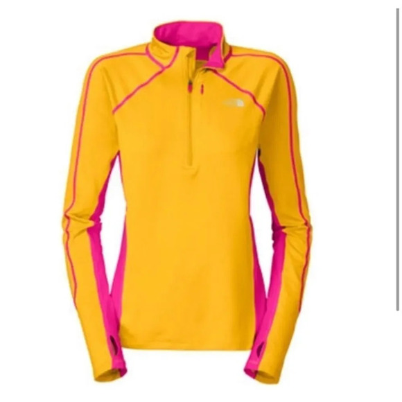 EUC Womens North Face Half Zip Vapor Wick Jacket S Color Combo Running - Picture 1 of 8